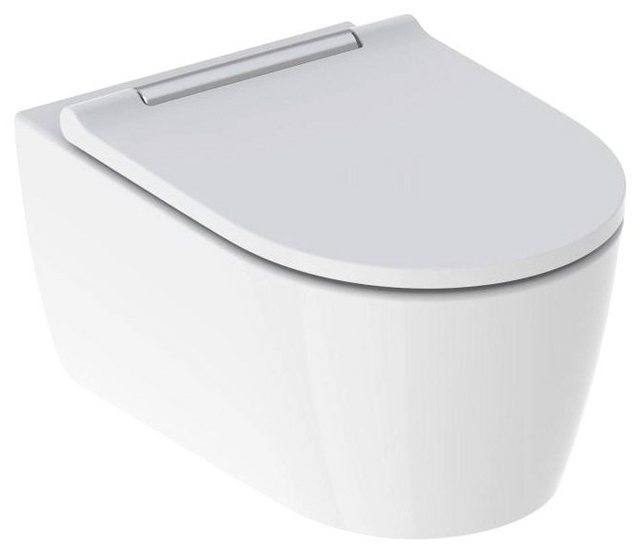 Duravit Tiefspül-WC »One«, weiß/chrom hochglanz mit KeraTect-WC-Becken-Inspirationen