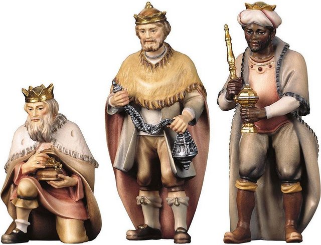 ULPE WOODART Krippenfigur »Hl. Drei Könige« (Set, 3 Stück), Handarbeit, hochwertige Holzschnitzkunst-Figuren-Inspirationen