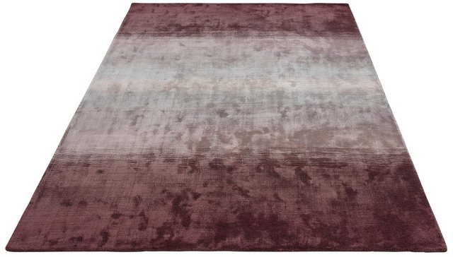 Teppich »Katalin«, Home affaire, rechteckig, Höhe 10 mm, exclusiver Teppich in Seidenoptik, aus 100% Viskose, Wohnzimmer-Teppiche-Inspirationen