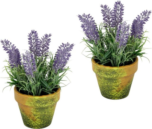 Kunstblume Lavendel, I.GE.A., Höhe 16 cm, im Topf-Kunstpflanzen-Inspirationen