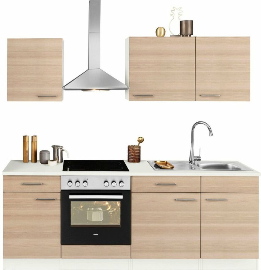 wiho Küchen Küchenzeile »Zell«, mit E-Geräten, Breite 220 cm-Küchenzeilen-Ideen für dein Zuhause von Home Trends