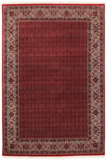 Orientteppich »Sultan Herati«, OCI DIE TEPPICHMARKE, rechteckig, Höhe 5 mm, handgeknüpft, mit Fransen, Wohnzimmer-Teppiche-Inspirationen