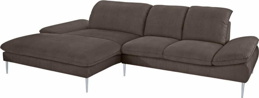 W.SCHILLIG Ecksofa »enjoy&MORE«, mit Sitztiefenverstellung, Füße silber matt, Breite 310 cm-Sofas-Ideen für dein Zuhause von Home Trends
