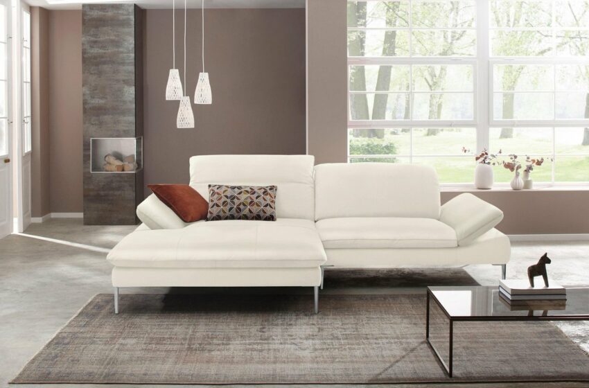 W.SCHILLIG Ecksofa »enjoy&MORE«, mit Sitztiefenverstellung, Füße Chrom glänzend, Breite 294 cm-Sofas-Ideen für dein Zuhause von Home Trends