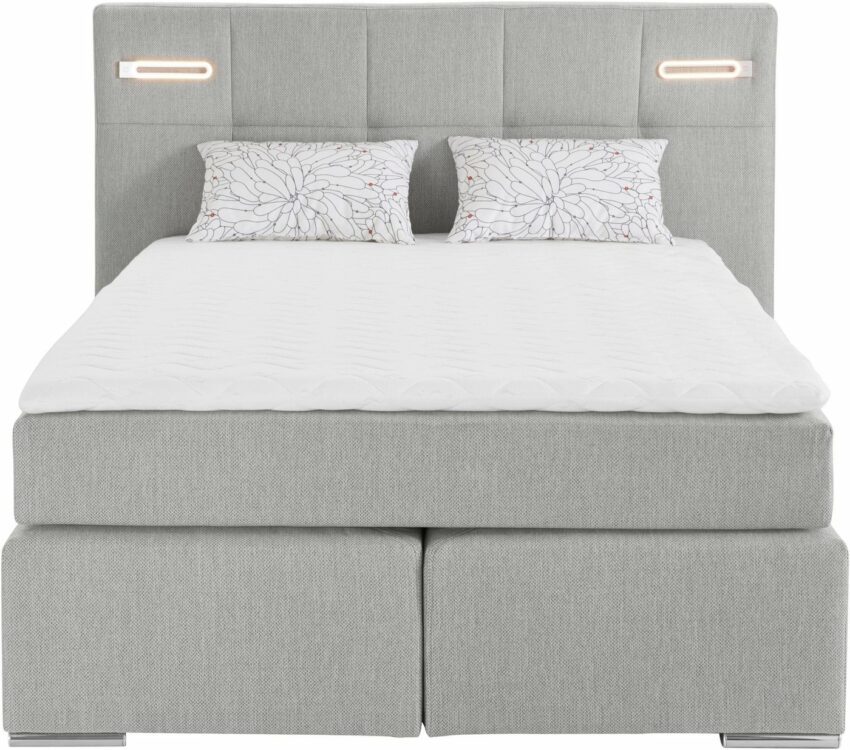 COLLECTION AB Boxspringbett »Dormante«, inkl. LED-Beleuchtung, Topper und Kissen-Betten-Ideen für dein Zuhause von Home Trends