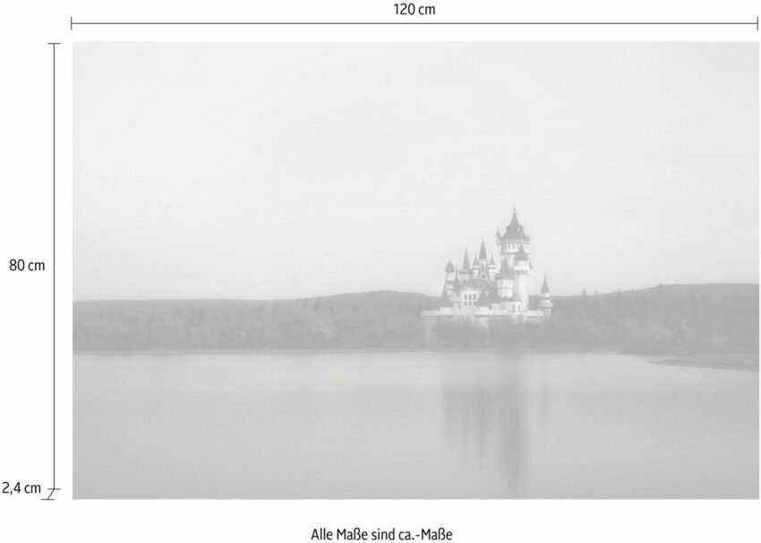 queence Acrylglasbild »Schloss«-Bilder-Ideen für dein Zuhause von Home Trends
