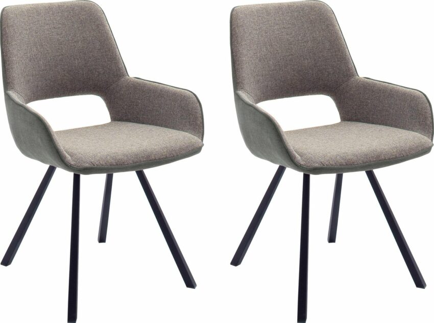 MCA furniture 4-Fußstuhl »Parana« (Set, 2 Stück), Stuhl belastbar bis 120 Kg-Stühle-Ideen für dein Zuhause von Home Trends