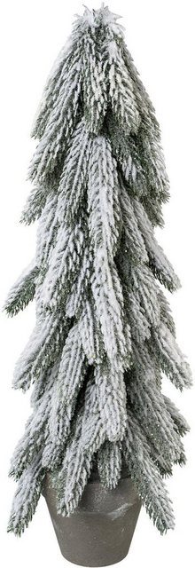 Kunstbaum »Tanne im Topf«, Höhe 50 cm, mit dekorativem Schnee-Kunstpflanzen-Inspirationen