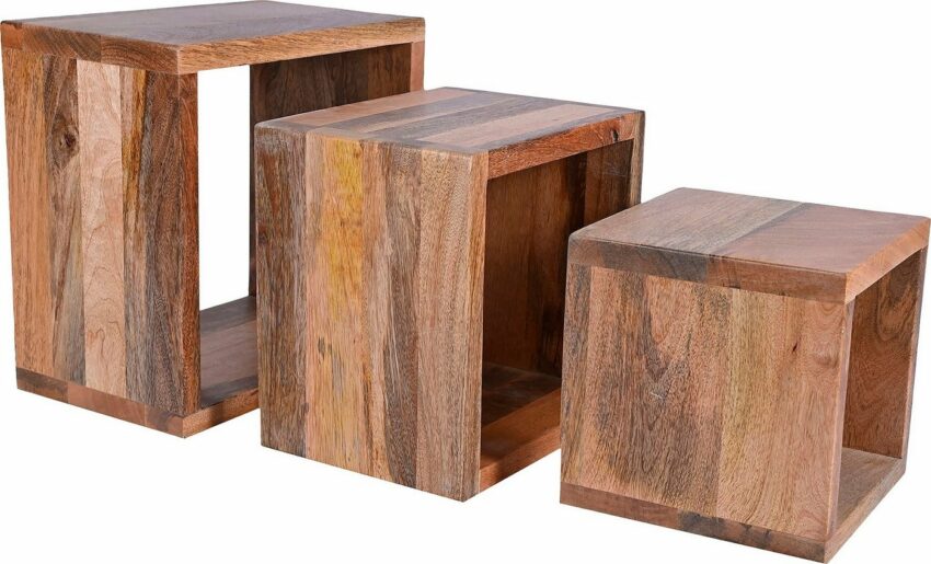byLIVING Beistelltisch »Walker«, aus Massivholz, Dreisatztisch-Tische-Ideen für dein Zuhause von Home Trends