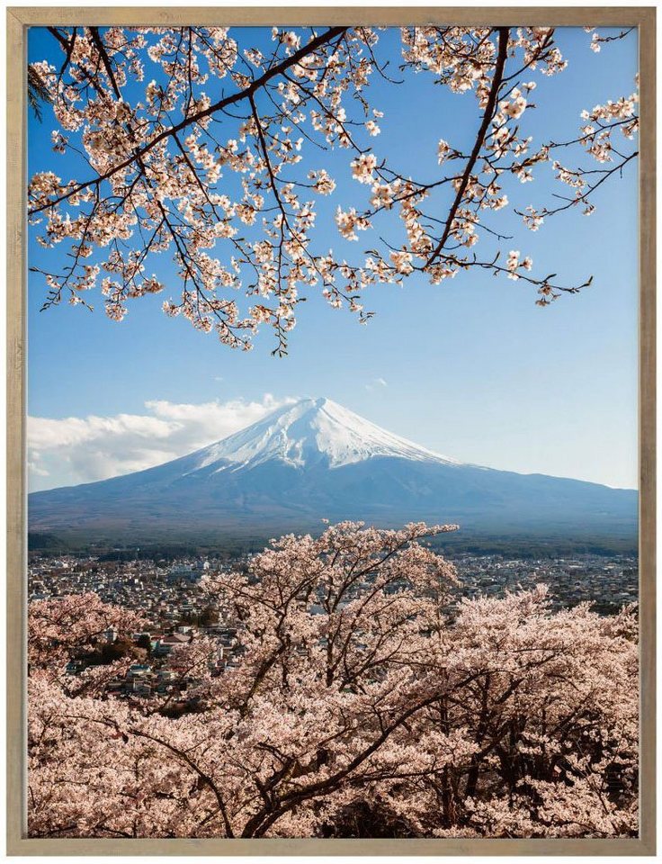 Wall-Art Poster »Mount Fuji Japan«, Berge (1 Stück), Poster, Wandbild, Bild, Wandposter-Bilder-Ideen für dein Zuhause von Home Trends