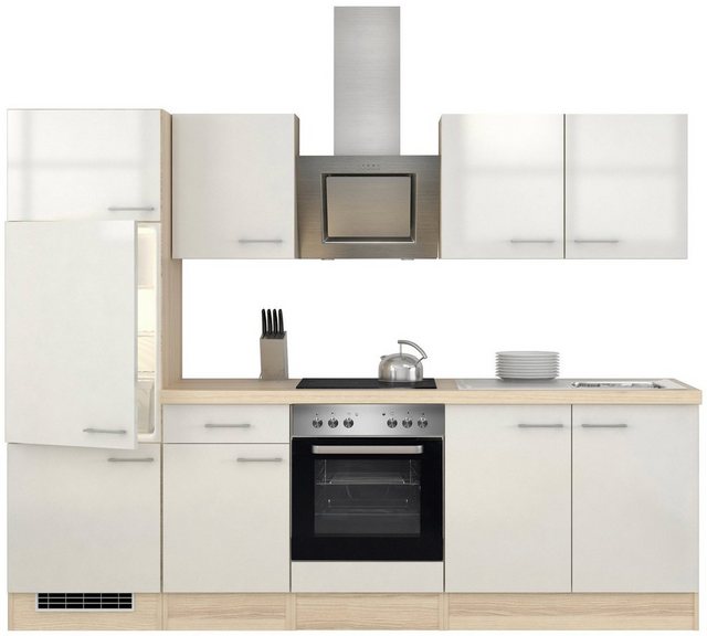 Flex-Well Küchenzeile, mit E-Geräten, Breite 270 cm-Küchenzeilen-Inspirationen