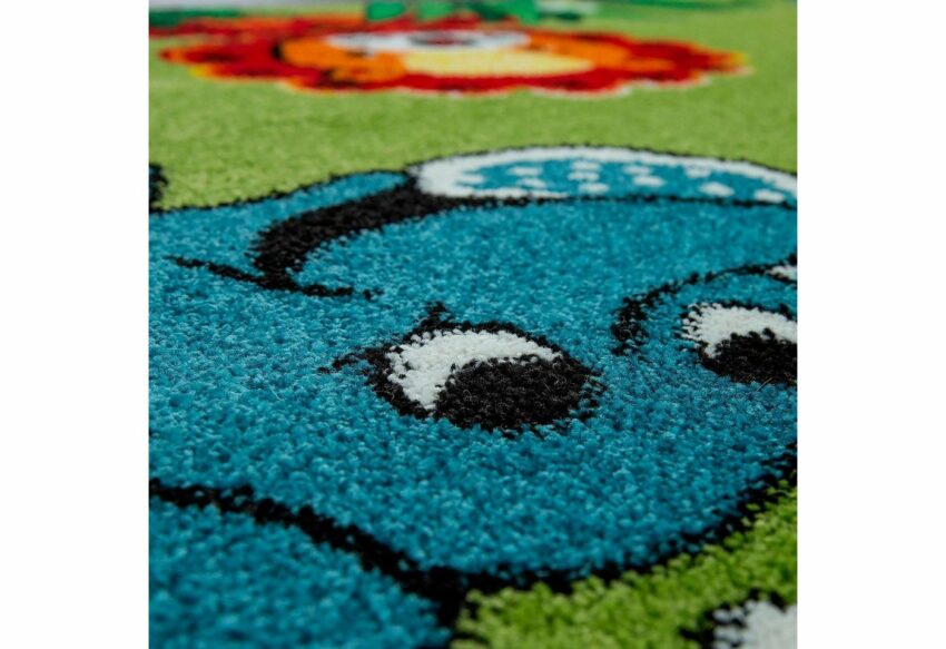 Kinderteppich »ECE 958«, Paco Home, rechteckig, Höhe 14 mm, Kurzflor, Motiv süße Zoo Tiere, Kinderzimmer-Teppiche-Ideen für dein Zuhause von Home Trends