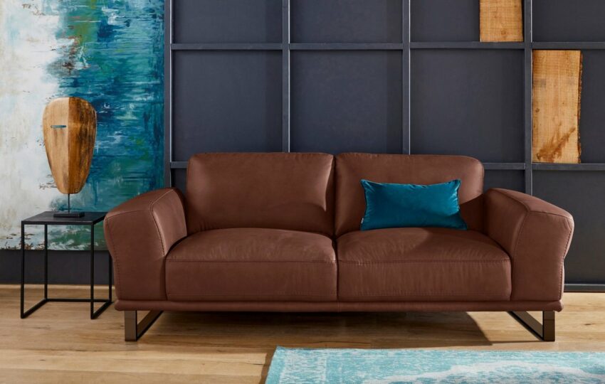 W.SCHILLIG 2,5-Sitzer »montanaa«, mit Metallkufen in Bronze pulverbeschichtet, Breite 212 cm-Sofas-Ideen für dein Zuhause von Home Trends