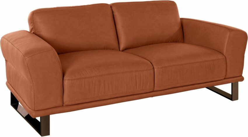 W.SCHILLIG 2-Sitzer »montanaa«, mit Metallkufen in Bronze pulverbeschichtet, Breite 192 cm-Sofas-Ideen für dein Zuhause von Home Trends