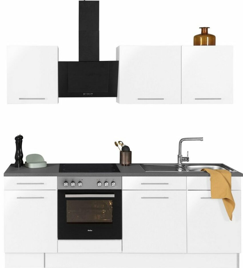wiho Küchen Küchenzeile »Ela«, ohne E-Geräte, Breite 220 cm, Soft-Close-Funktion, höhenverstellbare Füße-Küchenzeilen-Ideen für dein Zuhause von Home Trends