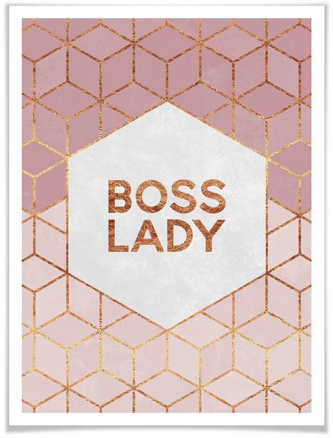 Wall-Art Poster »Boss Lady«, Personen (1 Stück)-Bilder-Inspirationen