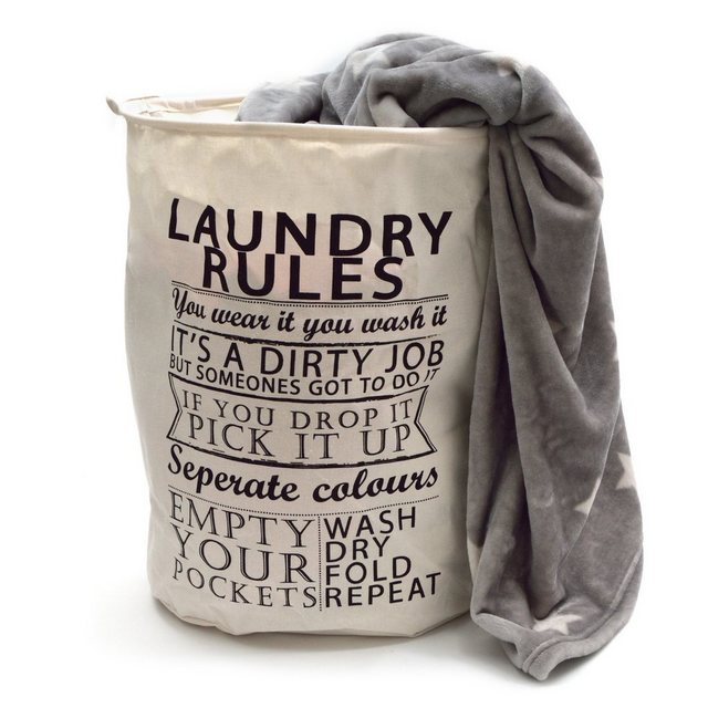 Pink Papaya Wäschesack »»Laundry Rules««-Wäschesammler-Inspirationen
