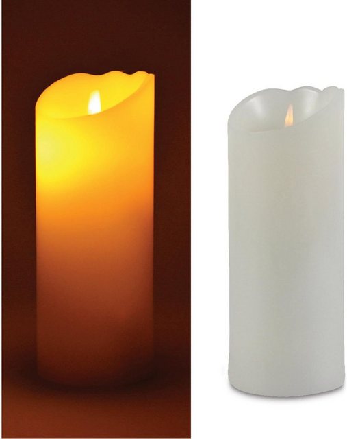 LED-Kerze (1-tlg), aus Echtwachs und Kunststoff, Höhe ca. 20 cm-Kerzen-Inspirationen