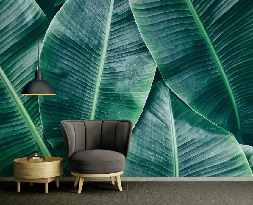 living walls Fototapete »Designwalls Banana Leaves 1«, glatt, (5 St)-Tapeten-Ideen für dein Zuhause von Home Trends