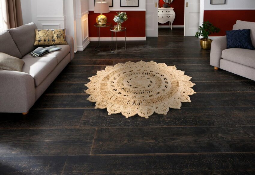 Teppich »Amar«, my home, rund, Höhe 7 mm, Naturprodukt aus Jute, Wohnzimmer-Teppiche-Ideen für dein Zuhause von Home Trends