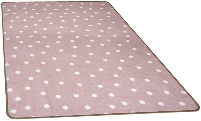 Kinderteppich »PUNTO«, Primaflor-Ideen in Textil, rechteckig, Höhe 5 mm, Motiv Punkte, Kinderzimmer-Teppiche-Inspirationen