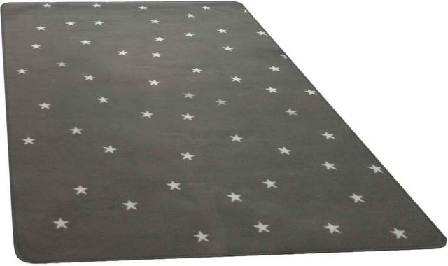 Kinderteppich »STELLA«, Primaflor-Ideen in Textil, rechteckig, Höhe 5 mm, Motiv Sterne, Kinderzimmer-Teppiche-Inspirationen