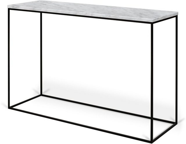 TemaHome Konsolentisch »Gleam«, mit schöner Marmor Tischplatte und edlem schwarzen Metallgestell-Tische-Inspirationen