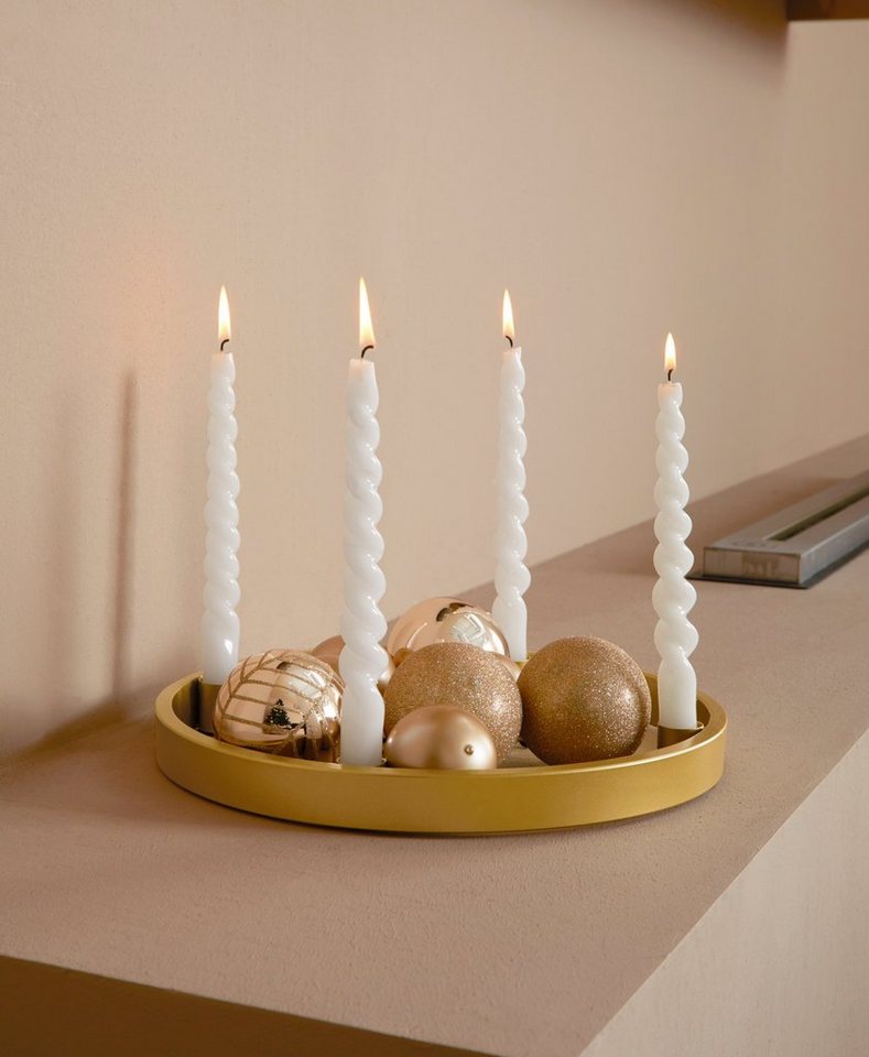 LeGer Home by Lena Gercke Standkerzenhalter »Florence« (1 Stück), Adventsleuchter aus Metall-Kerzenhalter-Ideen für dein Zuhause von Home Trends