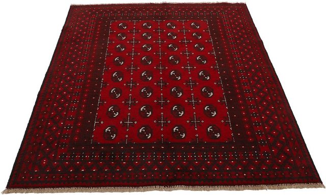 Orientteppich »Afghan Akhche Bokhara«, Woven Arts, rechteckig, Höhe 8 mm-Teppiche-Inspirationen