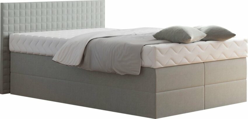 Westfalia Schlafkomfort Boxspringbett, mit Zierkissen, wahlweise mit Topper-Betten-Ideen für dein Zuhause von Home Trends