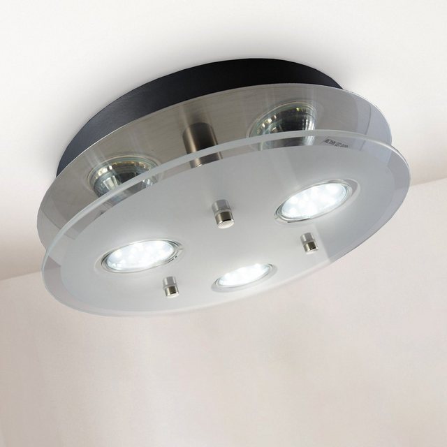 B.K.Licht LED Deckenleuchte »Dinora«, LED Deckenlampe Strahler inkl. 3W GU10 LED 250 Lumen warmweiß Glas-Lampen-Inspirationen