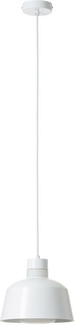 andas Pendelleuchte »COLOURS«, Hängelampe Ø 25 cm mit weißem Opalglasring am Schirm, Textilpendel-Lampen-Inspirationen