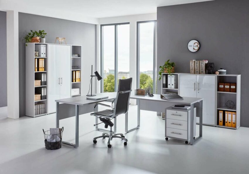 BMG Büro-Set »Tabor Office 5«, (Set, 10-St)-Büromöbel-Sets-Ideen für dein Zuhause von Home Trends