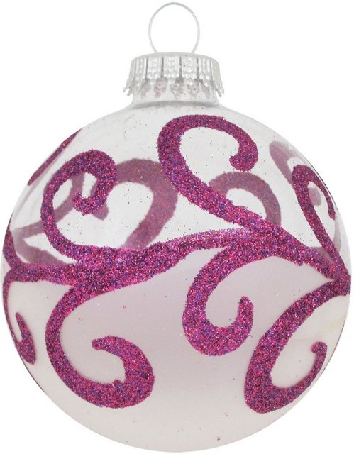 Krebs Glas Lauscha Weihnachtsbaumkugel »CBK40017« (1 Stück), aus Glas, mit Dekor-Weihnachtskugeln-Inspirationen