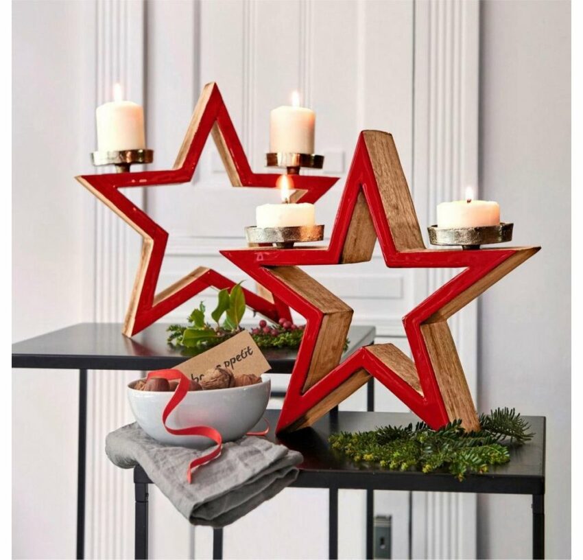 Kerzenhalter »Stern«, Ø 32 cm-Kerzenhalter-Ideen für dein Zuhause von Home Trends