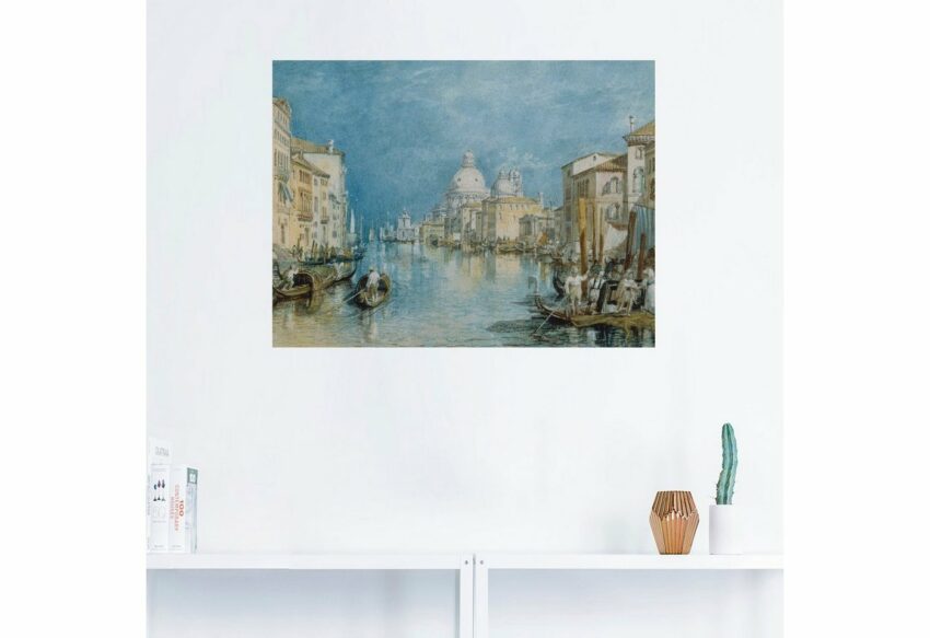 Artland Wandbild »Venedig, Canale Grande.«, Italien (1 Stück), in vielen Größen & Produktarten -Leinwandbild, Poster, Wandaufkleber / Wandtattoo auch für Badezimmer geeignet-Bilder-Ideen für dein Zuhause von Home Trends