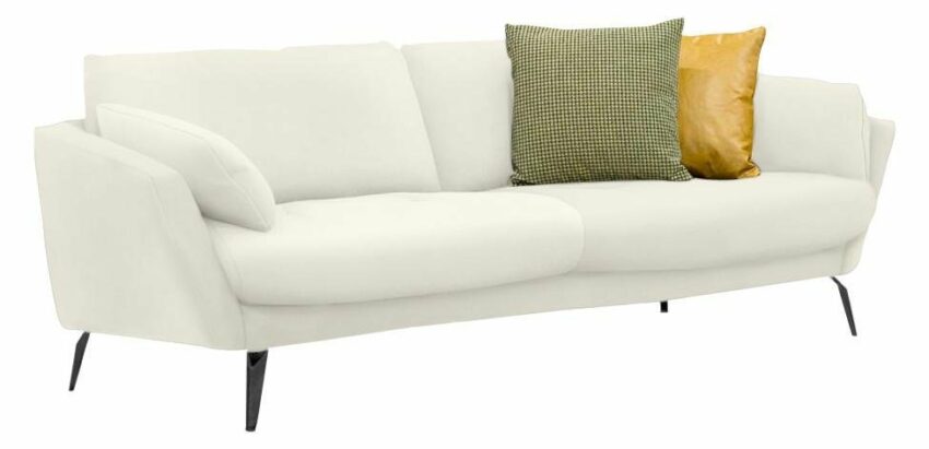 W.SCHILLIG 2,5-Sitzer »softy«, mit dekorativer Heftung im Sitz, Füße schwarz pulverbeschichtet-Sofas-Ideen für dein Zuhause von Home Trends