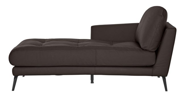 W.SCHILLIG Chaiselongue »softy«, mit dekorativer Heftung im Sitz, Füße schwarz pulverbeschichtet-Sofas-Inspirationen