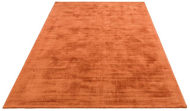 Teppich »Shirley«, my home, rechteckig, Höhe 12 mm, Handweb Teppich, aus weicher Viskose, handgewebt, Seiden-Optik, Wohnzimmer-Teppiche-Inspirationen