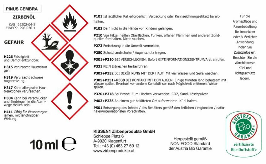 Zirbelino Duftkerze, handgefertigt aus zertifiziertem Bio-Zirbenöl - Made in Austria-Kerzen-Ideen für dein Zuhause von Home Trends