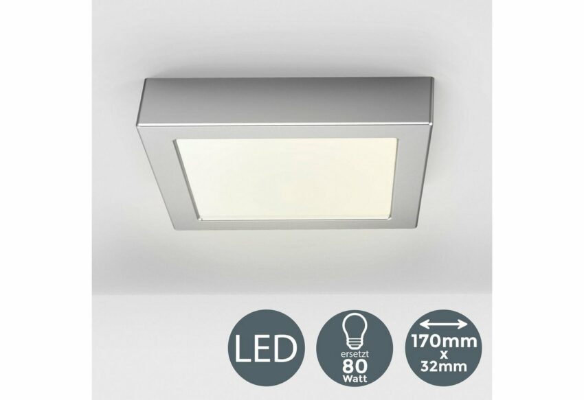 B.K.Licht LED Aufbaustrahler »Garnet«, LED Unterbauleuchte Panel 12W Aufbauleuchte Lampe Aufputzspot-Lampen-Ideen für dein Zuhause von Home Trends