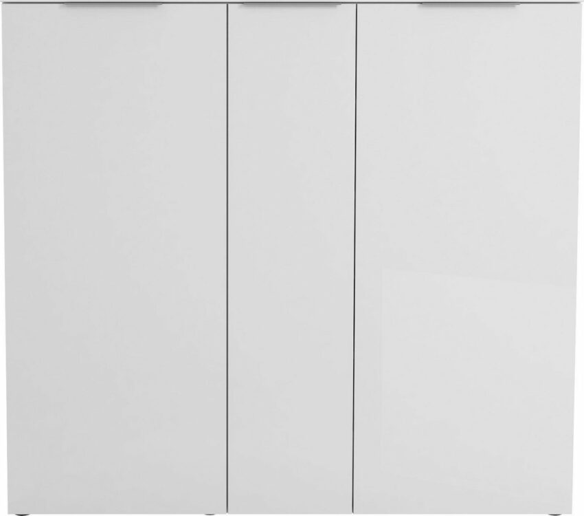 Maja Möbel Schuhschrank »TREND Schuhschrank 2577« Oberplatte Glas, 3 gedämpfte Türen mit 10 höhenverstellbaren Einlegeböden-Schränke-Ideen für dein Zuhause von Home Trends