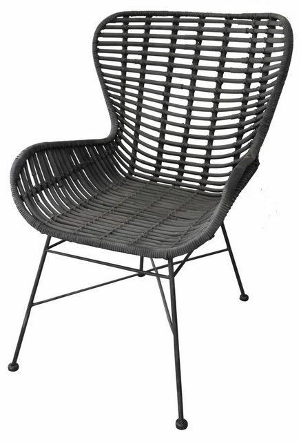 SIT Sessel »Sit&Chairs«, mit geschwungenen Armlehnen, in schwarz oder natur, Shabby Chic, Vintage-Sessel-Inspirationen