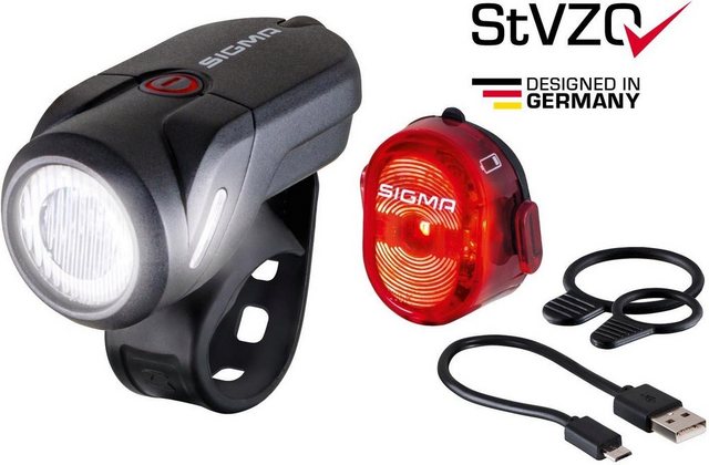 SIGMA SPORT Fahrradbeleuchtung »AURA 35 USB / NUGGET II K-Set«-Beleuchtungsset-Inspirationen