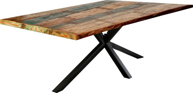 SIT Esstisch »Tops&Tables«, mit Tischplatte aus Altholz mit Farbresten-Tische-Inspirationen