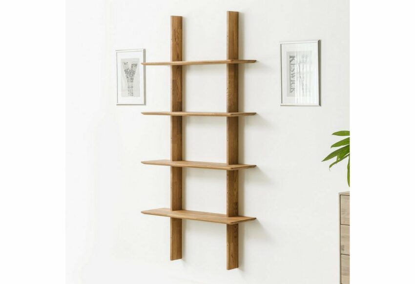 andas Standregal »Wieka«, aus massivem Eichenholz, Breite 88,5 cm-Regale-Ideen für dein Zuhause von Home Trends