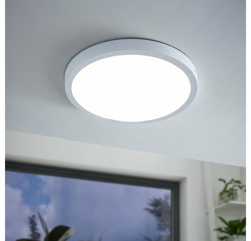 EGLO Aufbauleuchte »FUEVA 1«, schlankes Design, nur 3 cm hoch, Durchmesser 40 cm-Lampen-Ideen für dein Zuhause von Home Trends