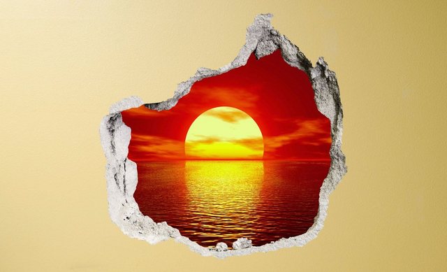 Conni Oberkircher´s Wandsticker »Sundowner - Sonnenuntergang«, selbstklebend-Wandtattoos-Inspirationen