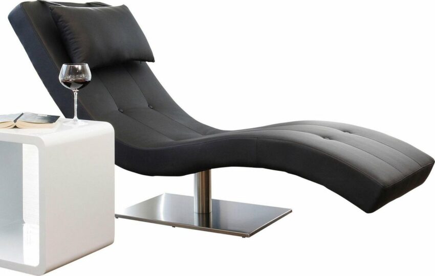 SalesFever Relaxsessel, mit Nackenkissen, Relaxliege mit modernem Metallfuß-Sessel-Ideen für dein Zuhause von Home Trends