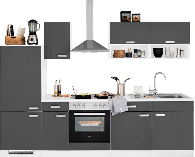 wiho Küchen Küchenzeile »Husum«, mit E-Geräten, Breite 280 cm-Küchenzeilen-Inspirationen